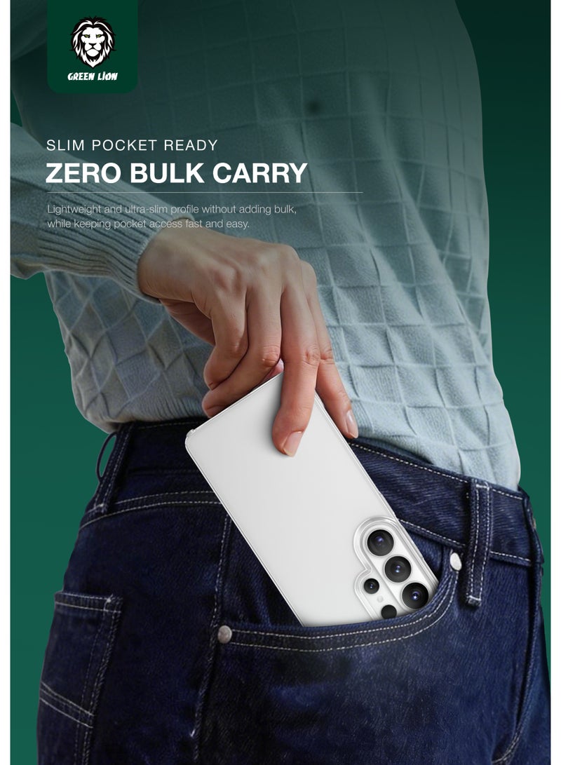 جرين ليون حافظة PC لجالكسي S26 الترا مع حماية للكاميرا، مقاومة للخدش، مقاومة للبصمات، فائق النحافة، فائق الخفة، مقاومة للاصفرار - Image 3