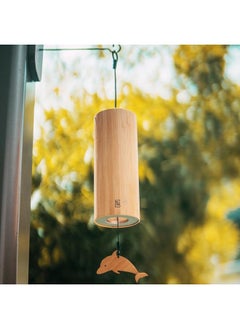 Seek Wind Bamboo Wind Chimes Meditation Chord Windchime Windbell for Outdoor Garden Patio Home Decoration Zen Meditation Relaxation Wind:C Chord