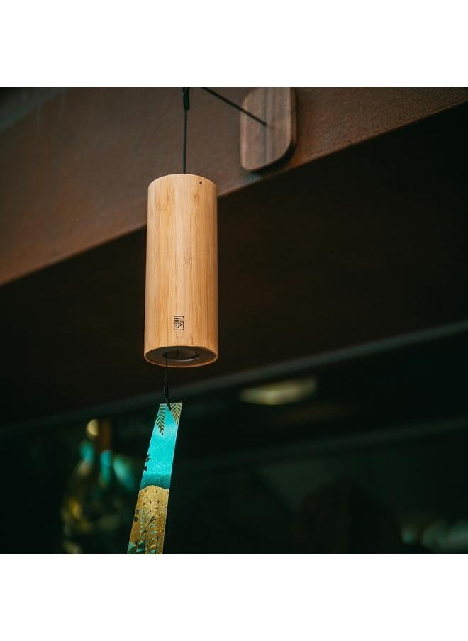 NIBEMINENT - Seek Wind Bamboo Wind Chimes Meditation Chord Windchime Windbell for Outdoor Garden Patio Home Decoration Zen Meditation Relaxation Wind:C Chord - Image 1