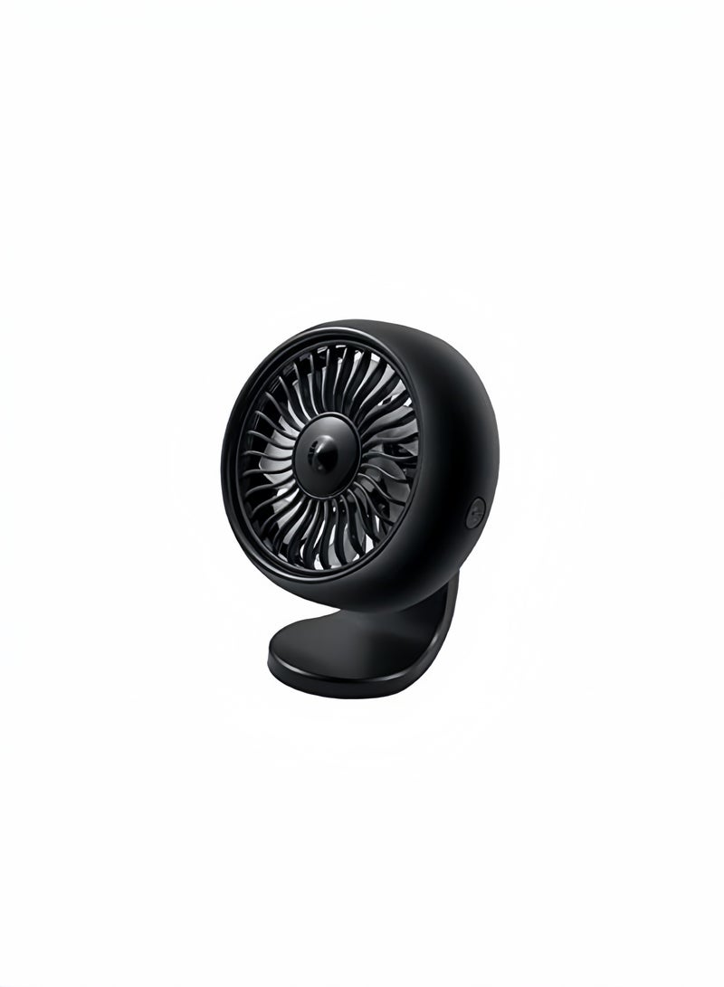 OUSIKA 12V Car Fan with USB Cable Car Fan Adjustable Air Outlet Fan Low Noise Cooling Air Fan Car Vent Three Modes Car Cooling Device Fan  - Image 1