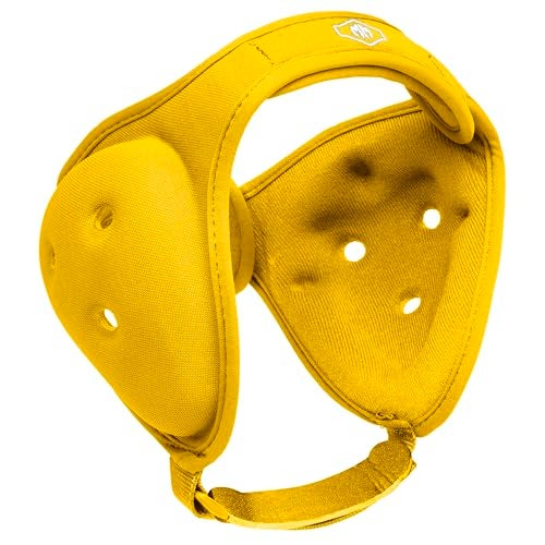 Matman Dynasty Youth Wrestling Headgear – Kids Soft & Comfortable Protective Ear Guards for Wrestling, BJJ & MMA (Gold) - Image 1