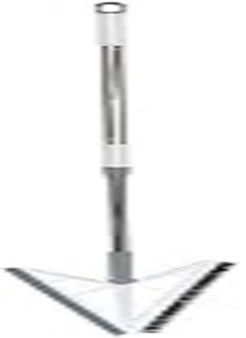Multifunctional 2 in 1 Floor & Window Broom and Squeegee, Detachable Triangle Telescopic Cleaning Tool - Multicolor