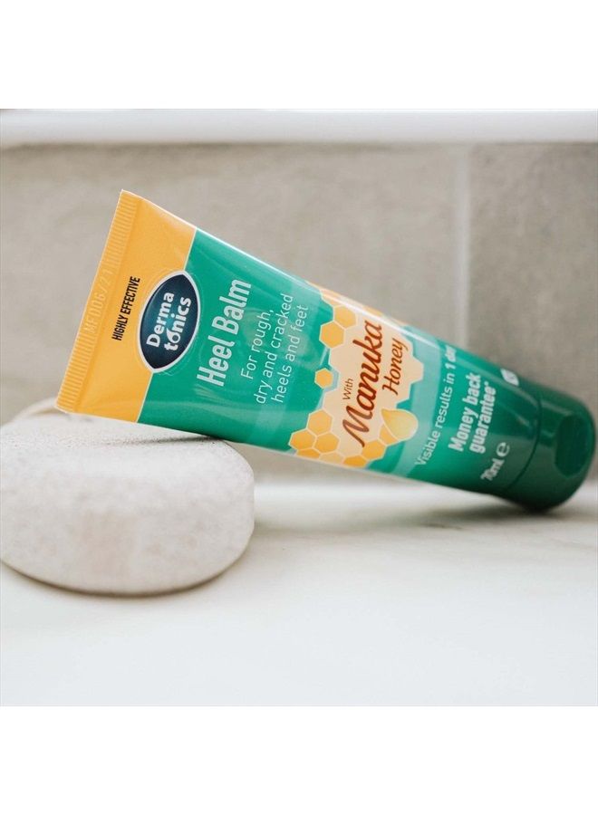 Dermatonics Heel Balm with Manuka Honey | Suitable for Diabetics | 70 ml | Hydrates and Draws Moisture Into Your Skin | Ideal for People With Very Dry Feet - Image 3
