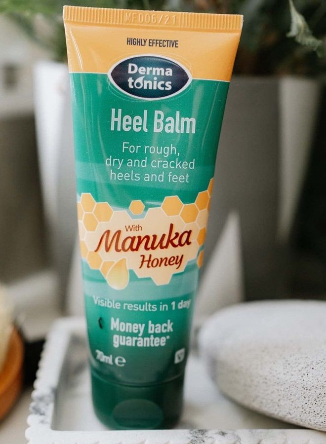 Dermatonics Heel Balm with Manuka Honey | Suitable for Diabetics | 70 ml | Hydrates and Draws Moisture Into Your Skin | Ideal for People With Very Dry Feet - Image 5