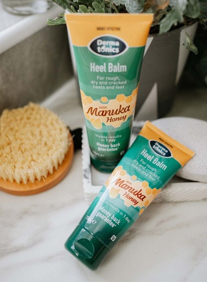 Dermatonics Heel Balm with Manuka Honey | Suitable for Diabetics | 70 ml | Hydrates and Draws Moisture Into Your Skin | Ideal for People With Very Dry Feet - Image 2