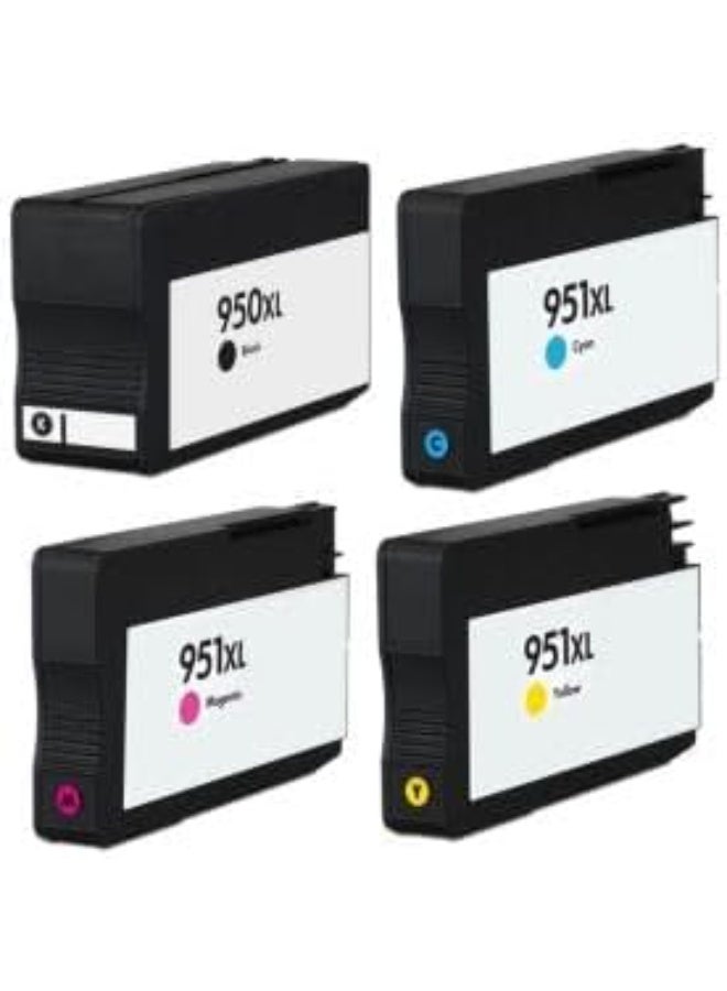 Terabyte 950 Compatible Ink Cartridges for HP OfficeJet Pro 8600 8610 8620 Printer, 950 951 Series, 4-Pack Multicolor (Black, Cyan, Magenta, Yellow) - Image 3