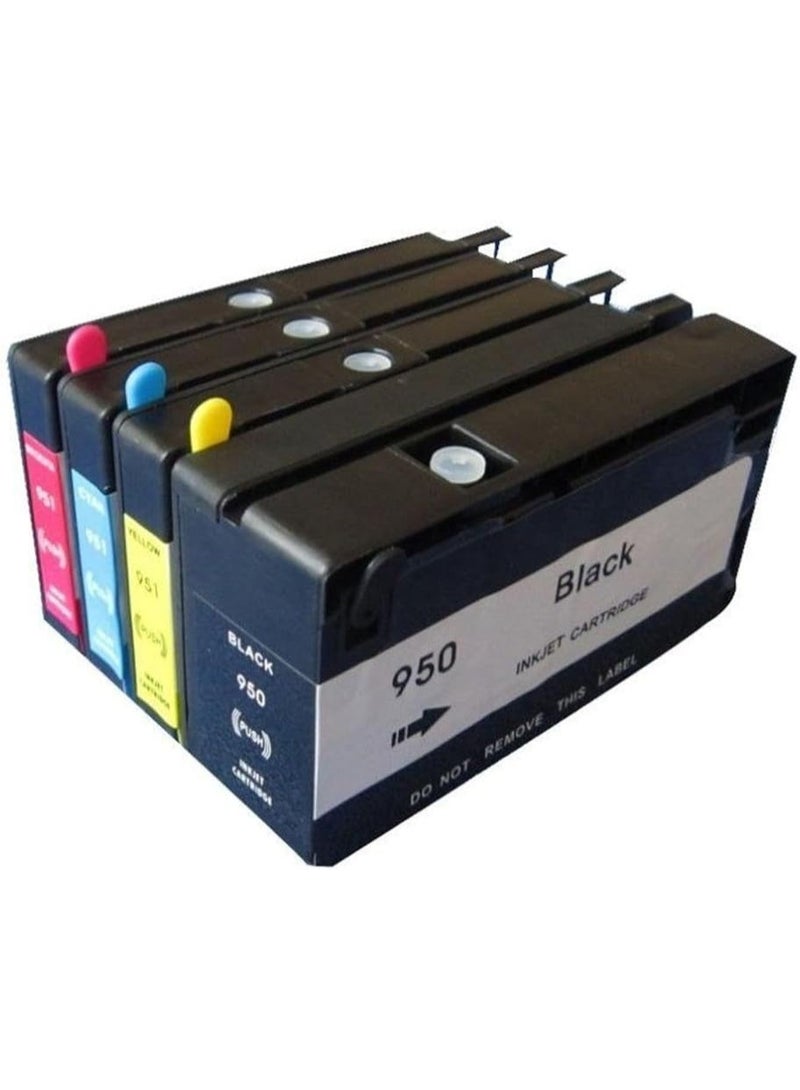 Terabyte 950 Compatible Ink Cartridges for HP OfficeJet Pro 8600 8610 8620 Printer, 950 951 Series, 4-Pack Multicolor (Black, Cyan, Magenta, Yellow) - Image 2