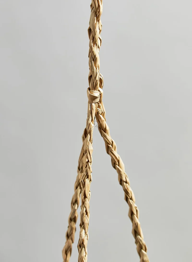 Sass & Belle Seagrass Stripe Hanging Planter