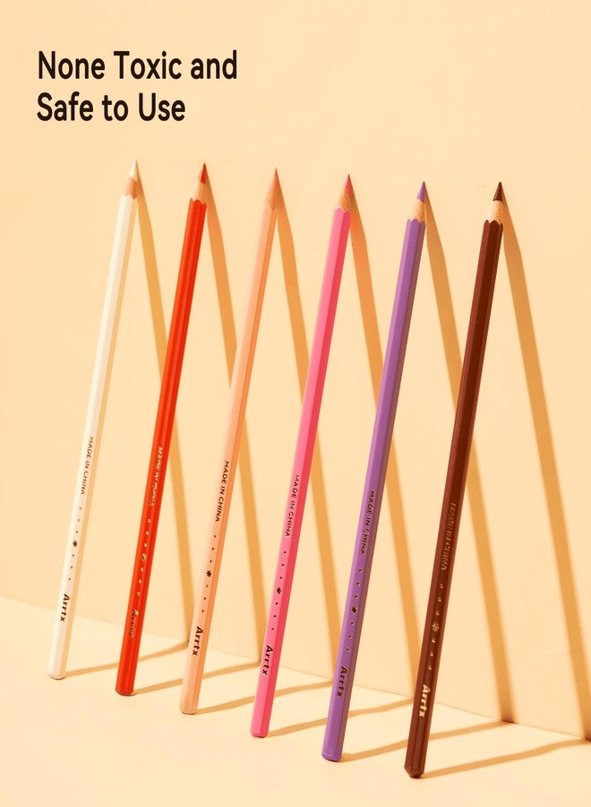 Arrtx Artist Watercolor Pencils 72 Set | Professional Water-Soluble Colored Pencils for Artists & Beginners | Ideal for Drawing, Sketching, Blending Techniques - Image 2