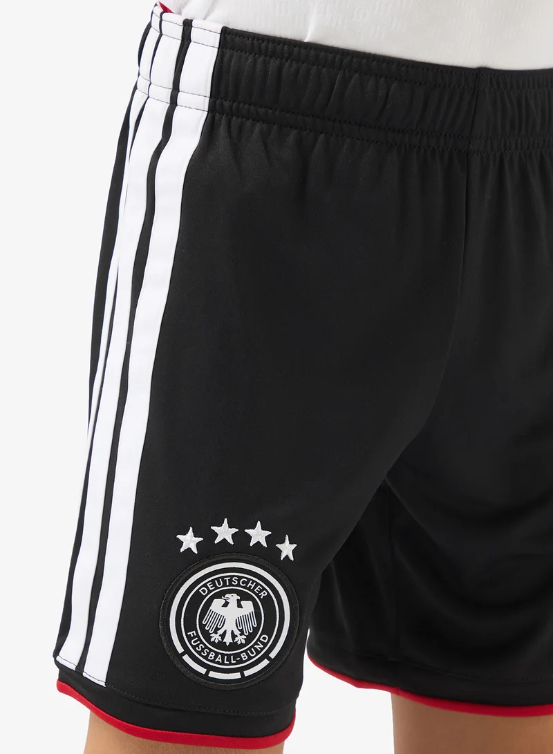 Adidas BLACK Youth Germany 2026 Home Shorts  | Best Price UAE