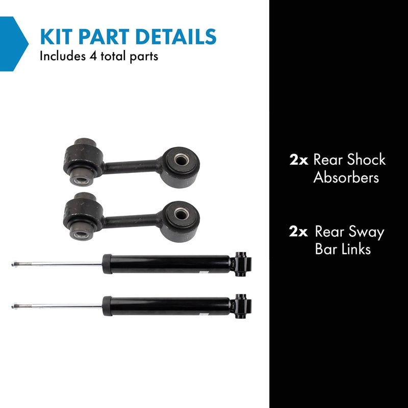 TRQ Rear Suspension Kit for Chevrolet Malibu and Buick Regal - Image 2