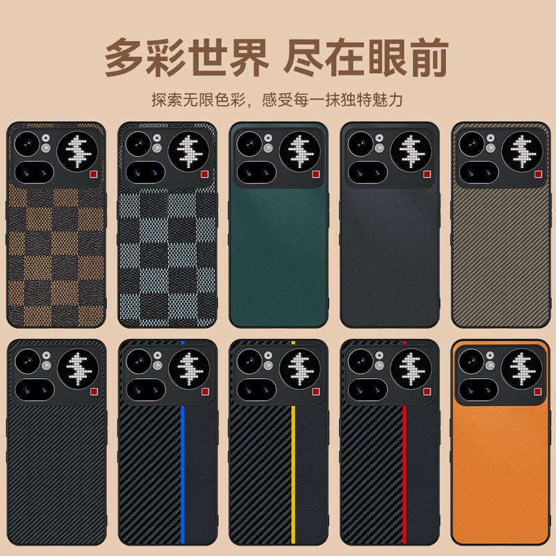 Carbon Fiber Kevlar Texture Leather Phone Case for Nothing Phone 3A 3A Pro 2A 4A 4A Pro Shockproof Full Coverage - Image 5