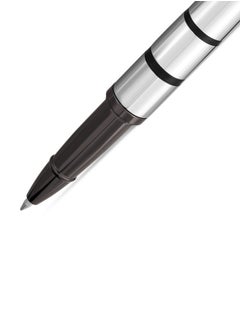 POLICE Cayman.3 Ballpoint Pen Black Rings and Grey Trims for Men  - Image 1