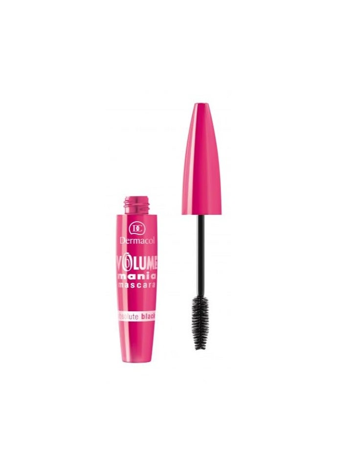 Dermacol Volume Mania Mascara – Wasserfeste Wimperntusche | Schwarz, 9 Ml