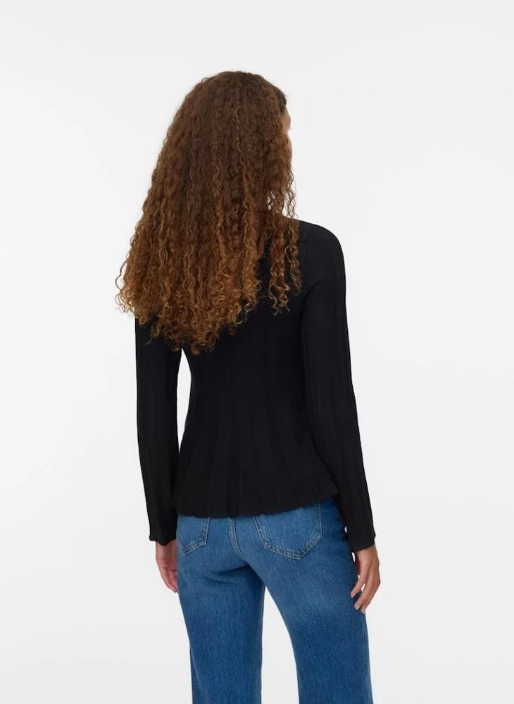 VERO MODA Vmlana Long Sleeve Crew-Neck Pullover Sweater
