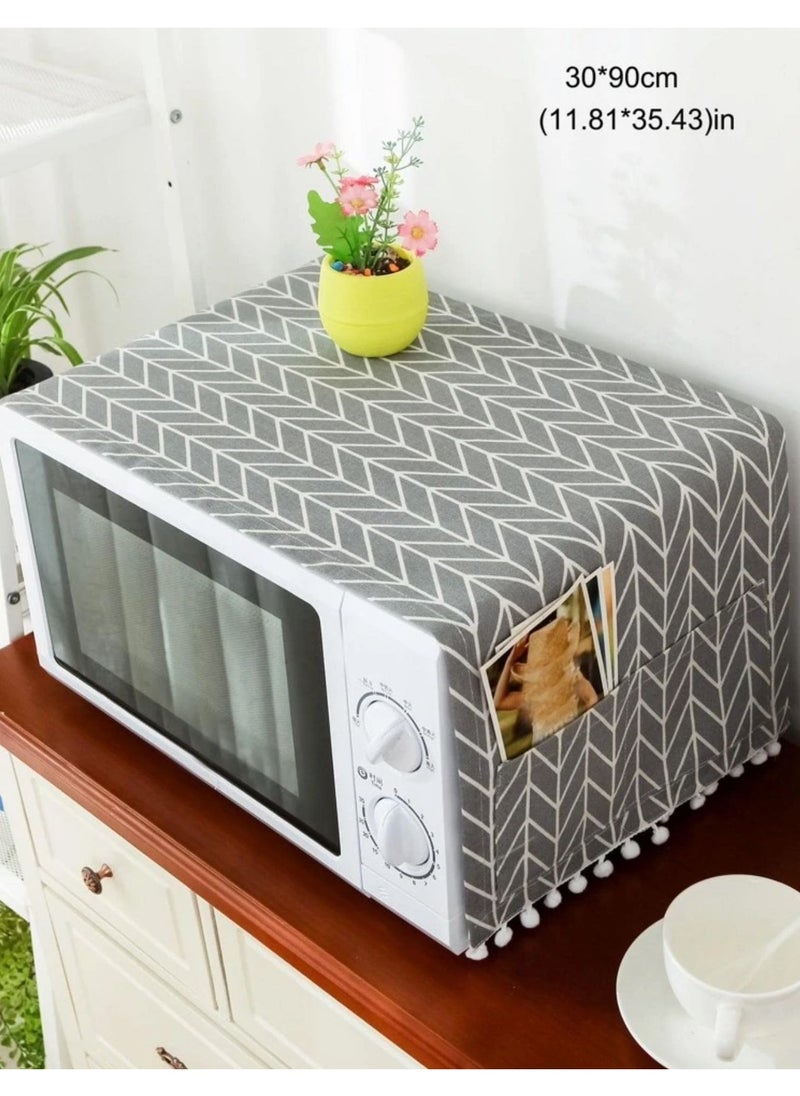 Generic Gray microwave oven cover  - Image 2