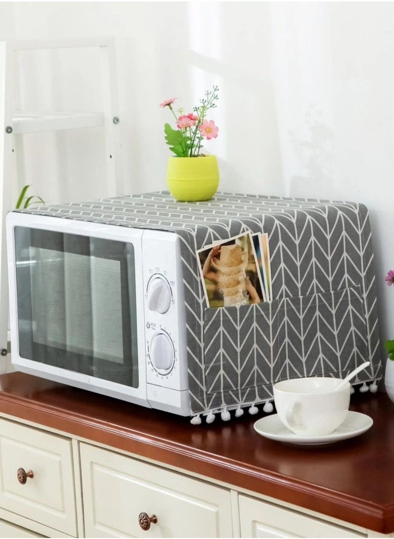 Generic Gray microwave oven cover  - Image 3