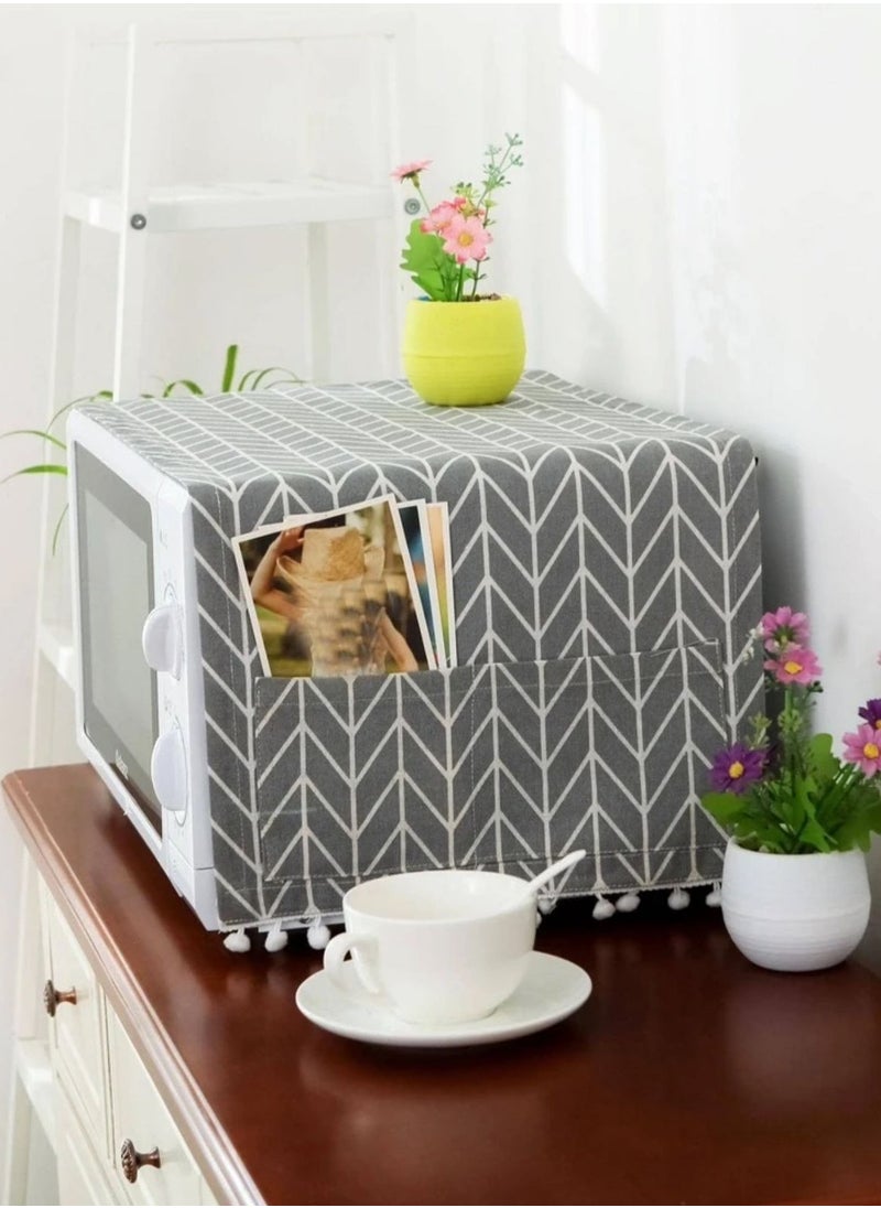 Generic Gray microwave oven cover  - Image 5