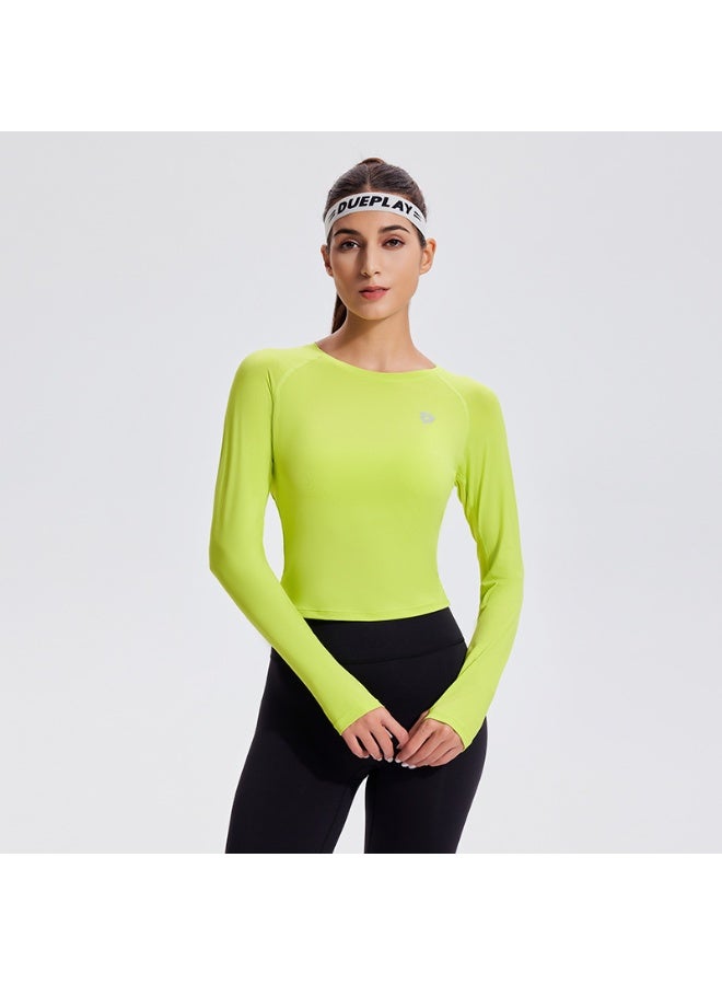 Women Long Sleeve Yoga Gym Shirts Quick Dry Fitness Outdoor Top Stitching Sportswear Running Jogging Sport Tshirt  - Image 1