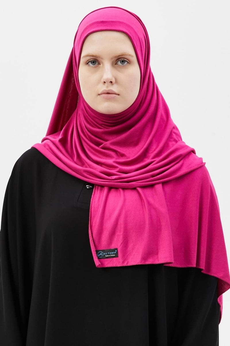 Altobeh Hijab Combed Cotton Shawl Plain  - Image 1