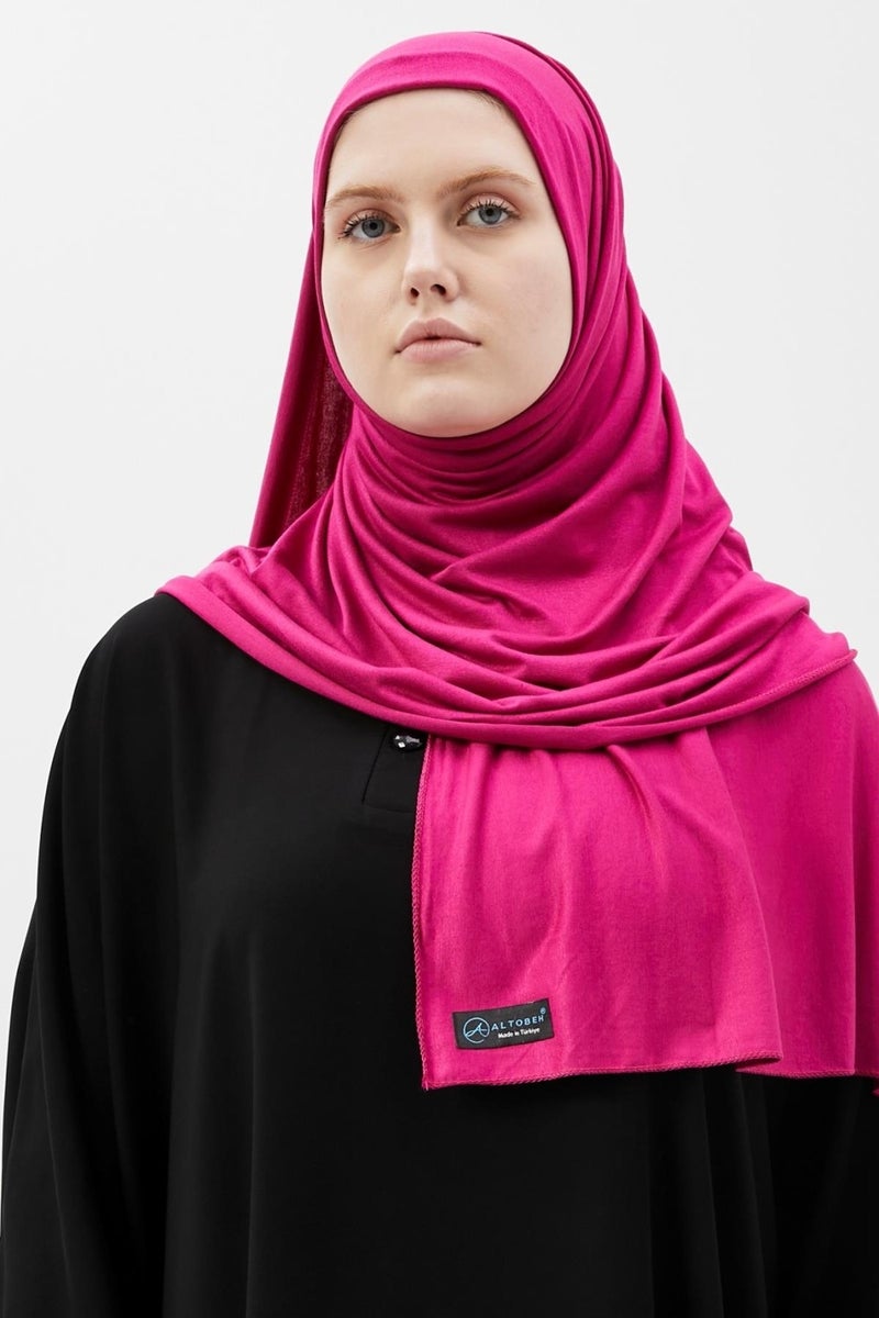Altobeh Hijab Combed Cotton Shawl Plain  - Image 4