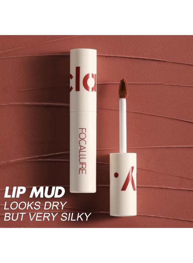 FOCALLURE Velvet Matte Liquid Lipstick, Satin-Finish Full Coverage Lip Color, High Pigmented Lip Stain for Cheeks and Lips Tint, Smooth Soft Lip Makeup, Lightweight, Quick-Drying, Sweet Chestnuts - Image 3