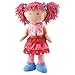 HABA LilliLou 12 Soft Doll with Pink Hair in Pigtails Blue Eyes Embroidered Face Machine Washable Baby Doll for Ages 18 Months - Image 2