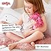 HABA LilliLou 12 Soft Doll with Pink Hair in Pigtails Blue Eyes Embroidered Face Machine Washable Baby Doll for Ages 18 Months - Image 4