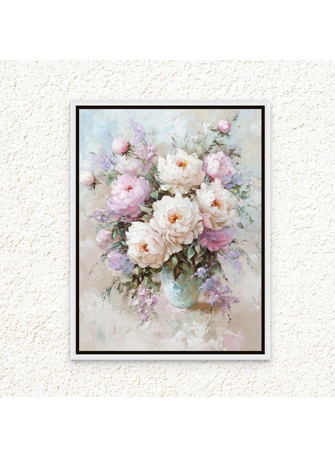 Art Decor Art Decor Framed Canvas Wall Art of Flower Vase Botanical Flower Pot Modern Floral Art Print Portrait Wall Décor for Living Room Bedroom Office Studio Home Décor Gifting  - Image 1