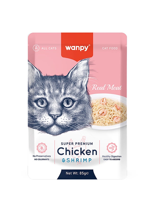 WANPY Chicken & Shrimp For Cat 85g - Image 1