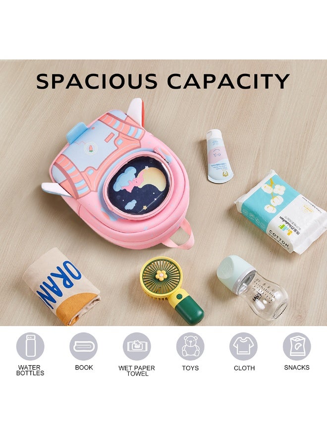 Nohoo 3D Astronaut Kids School Bag/Activity Bag 10" - Pink - Image 4