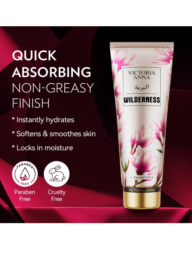 VICTORIA ANNA 2-in-1 Scented Body Spray and Lotion Gift Set (250ml) - Long Lasting Fragrance with Notes of Rose, Vanilla & Sandalwood - Image 2