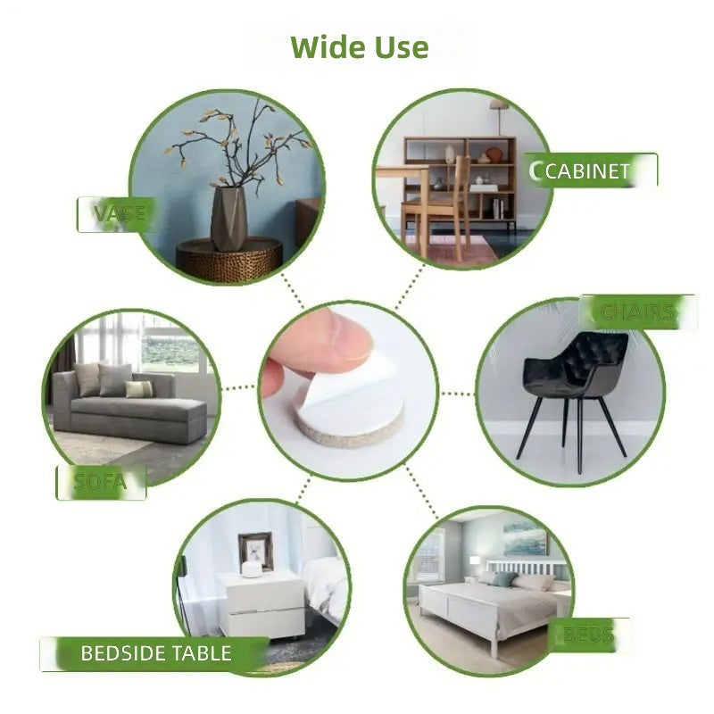Hot-selling Table and Chair Foot Pads - Anti-Collision Furniture Protectors, Self-Adhesive Mats, Silent Desk Leg   Pads - Image 5