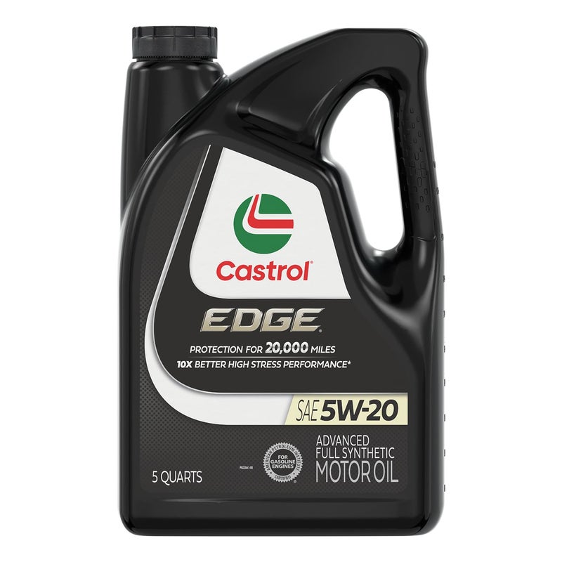 Castrol EDGE 5W-20 Advanced Full Synthetic Motor Oil, 5 Quarts - Image 1