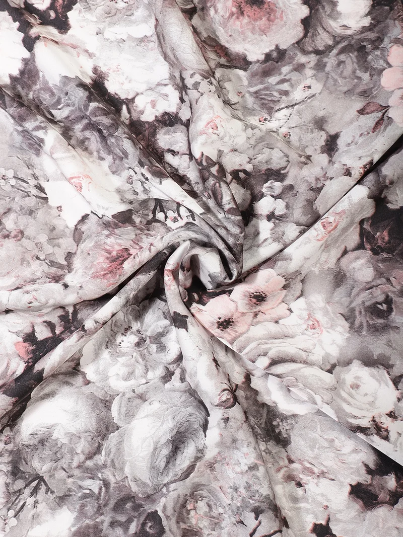 أيه كيه إس Watercolor Floral Fabric - One Meter