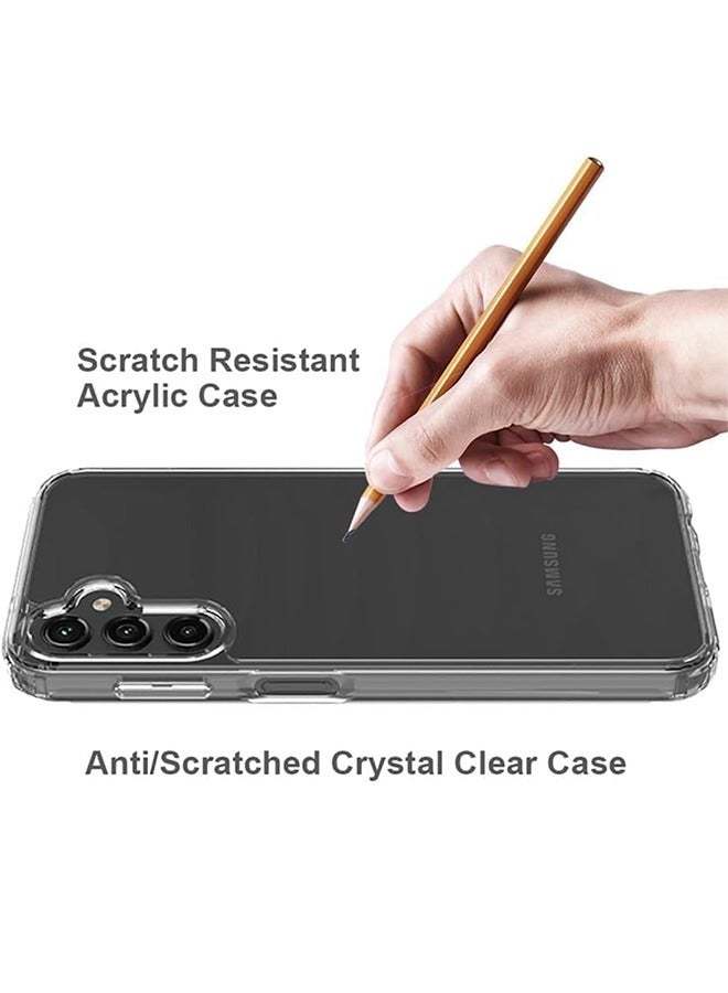 Tersely Crystal Clear Case Cover for Samsung Galaxy A55 2024, Hard Back Slim Shockproof Bumper, Non-Yellowing, Wireless Charging Compatible for Samsung Galaxy A55 6.5 inch - Image 5