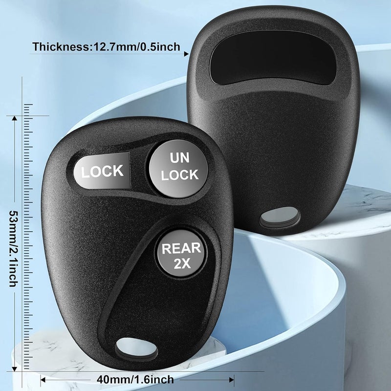 VOFONO 3 Buttons Keyless Entry Remote Control Key Fob Car Remote - Image 2