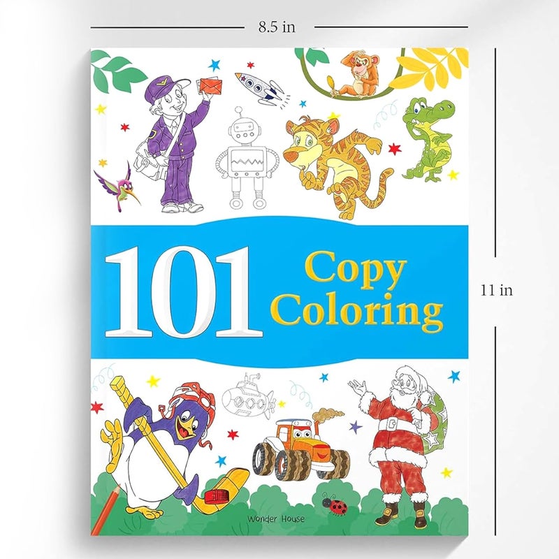 101 Copy Coloring: Fun Activity Book For Children Paperback by Wonder House Books - Image 3