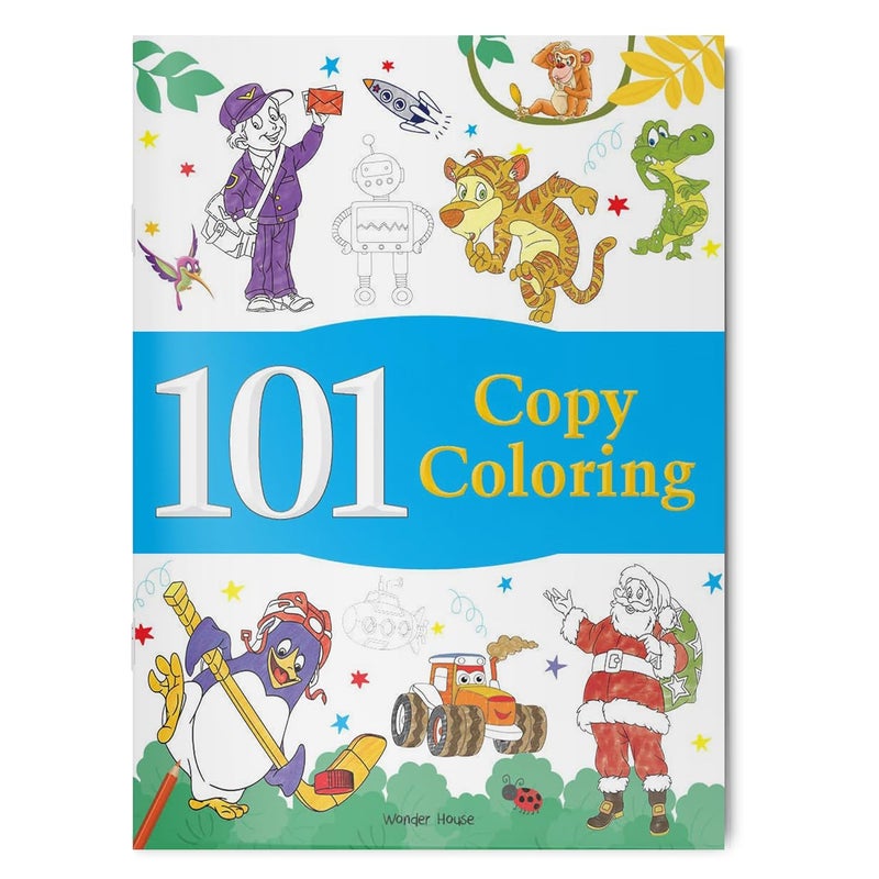 101 Copy Coloring: Fun Activity Book For Children Paperback by Wonder House Books - Image 1