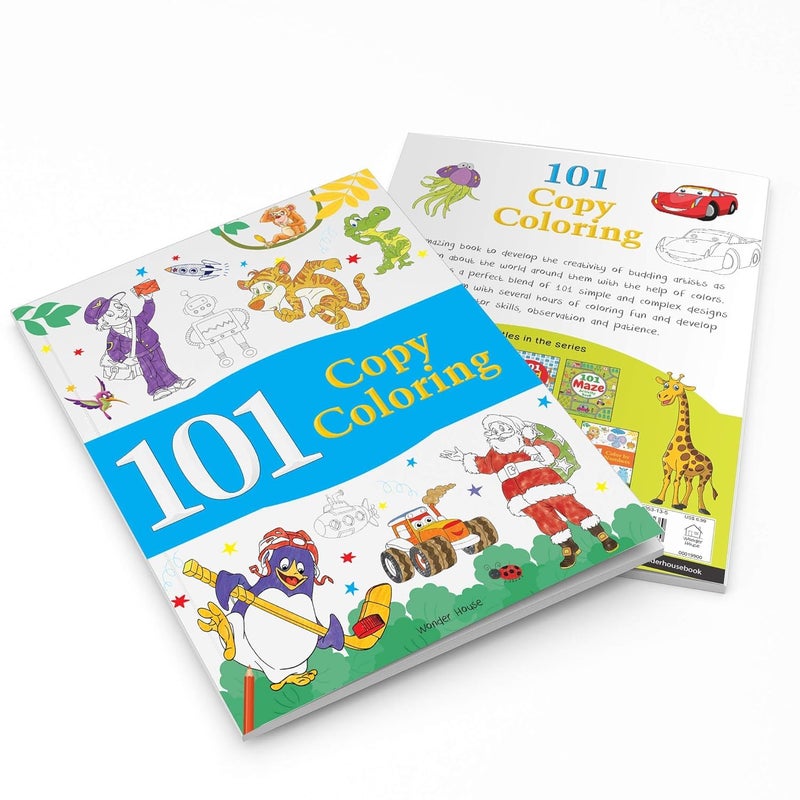 101 Copy Coloring: Fun Activity Book For Children Paperback by Wonder House Books - Image 4