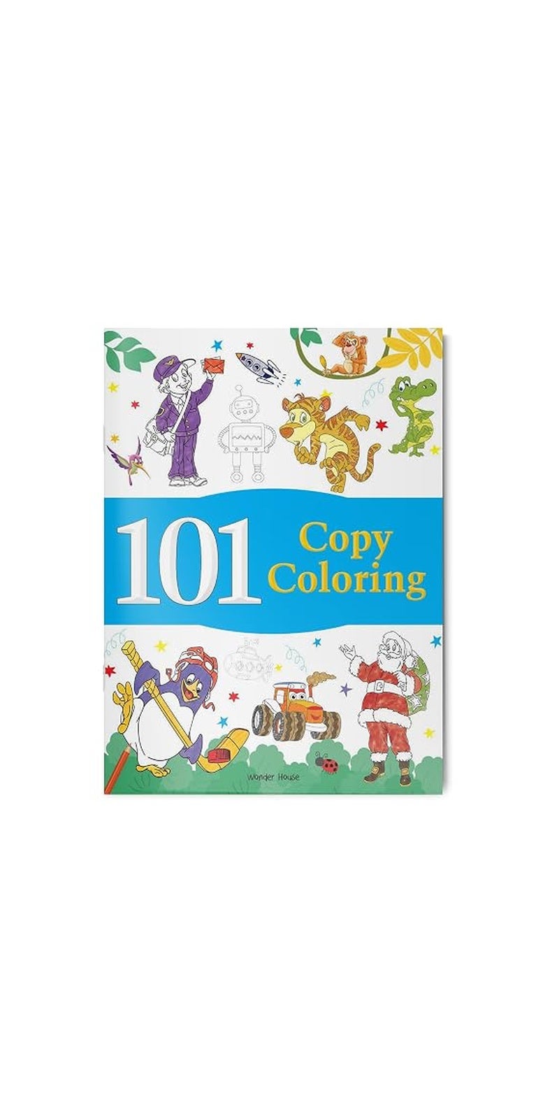 101 Copy Coloring: Fun Activity Book for Children | Paperback | Published by Prakash Book Depot | Fun Kids Copy Coloring Book - Image 1