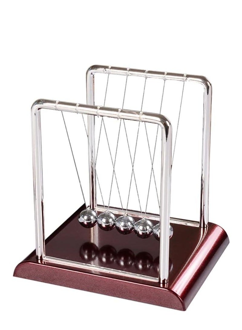 بندول كرة توازن مهد نيوتن - أحمر غامق - Image 5