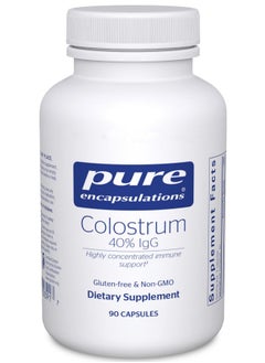 Pure Encapsulations Colostrum ; 40% Igg Highly Concentrated Immune Support ; 90 Capsules  - Image 1