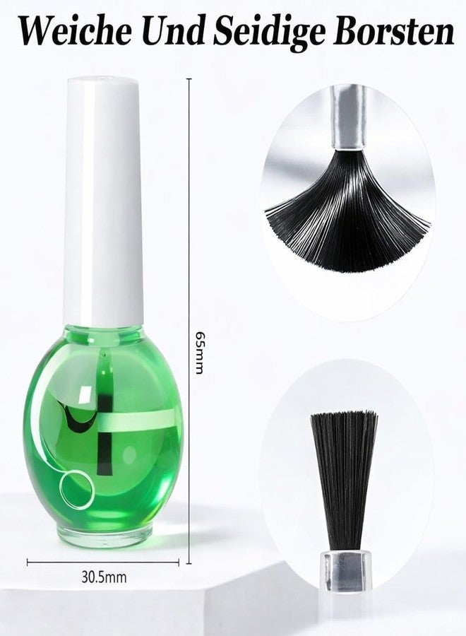 روبي فيس زيت روبي فيس ذو الطبقتين للعناية بالجلد المحيط بالأظافر، زيت ترطيب عميق للأظافر، علاج مغذٍ للأظافر الهشة والجافة والتالفة، عناية احترافية بالأظافر، 30 مل، قطعة واحدة - Image 2