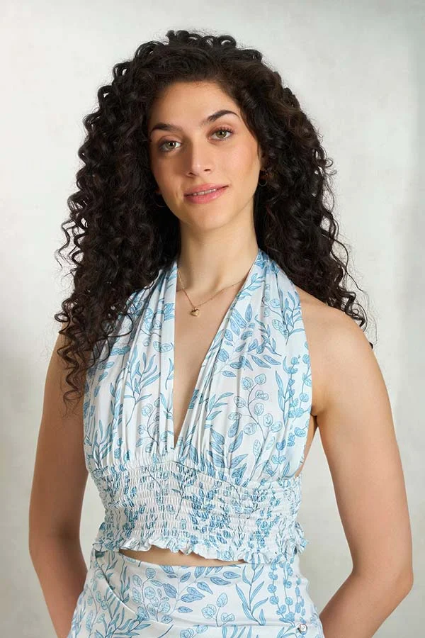 Virgio VIRGIO 100% Modal Halter Crop Top