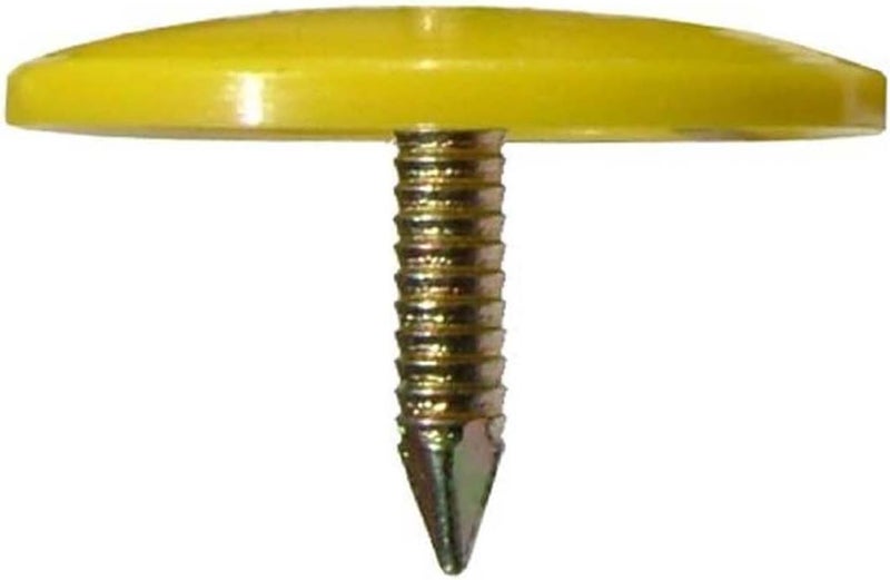 1 1/2" x 12GA Ring GALV X-Cap Plastic Cap Nails 2,000ct
