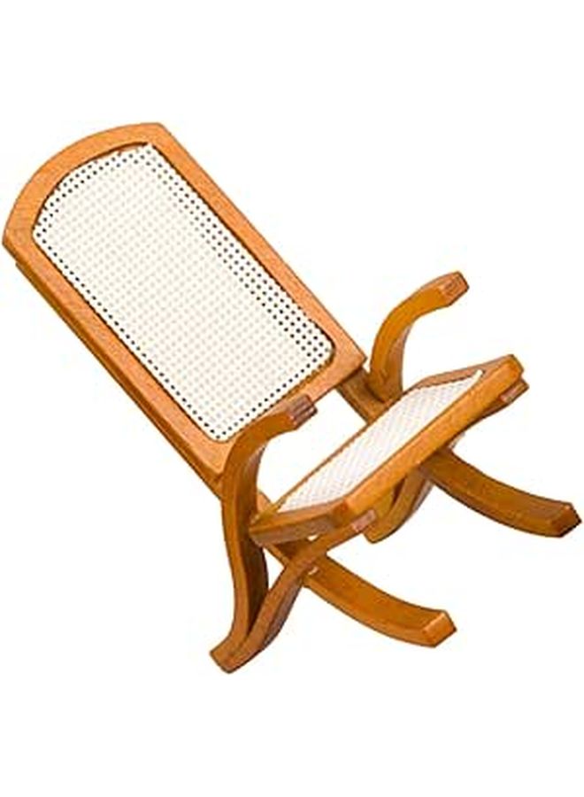 Miniature Dollhouse Beach Lounge Chair 12 Scale Model for Balcony Decoration - Image 1