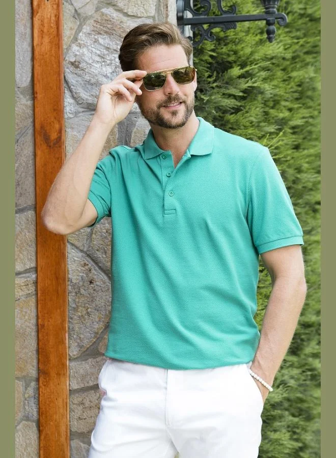 Buratti  Buratti Cotton Regular Fit Button-Down Polo Collar T-Shirt Men's POLO COLLAR T-SHIRT 5902127 for Men | Best Price UAE