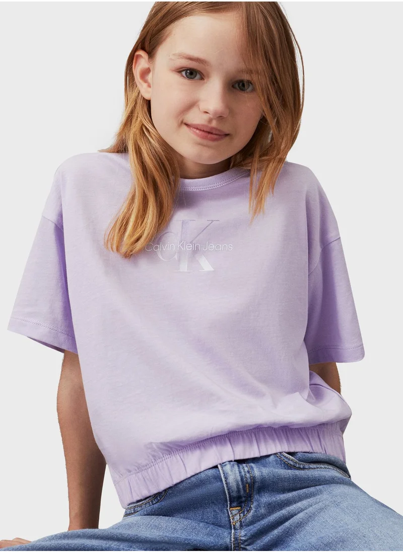 Calvin Klein Jeans Youth Gradient Logo T-Shirt