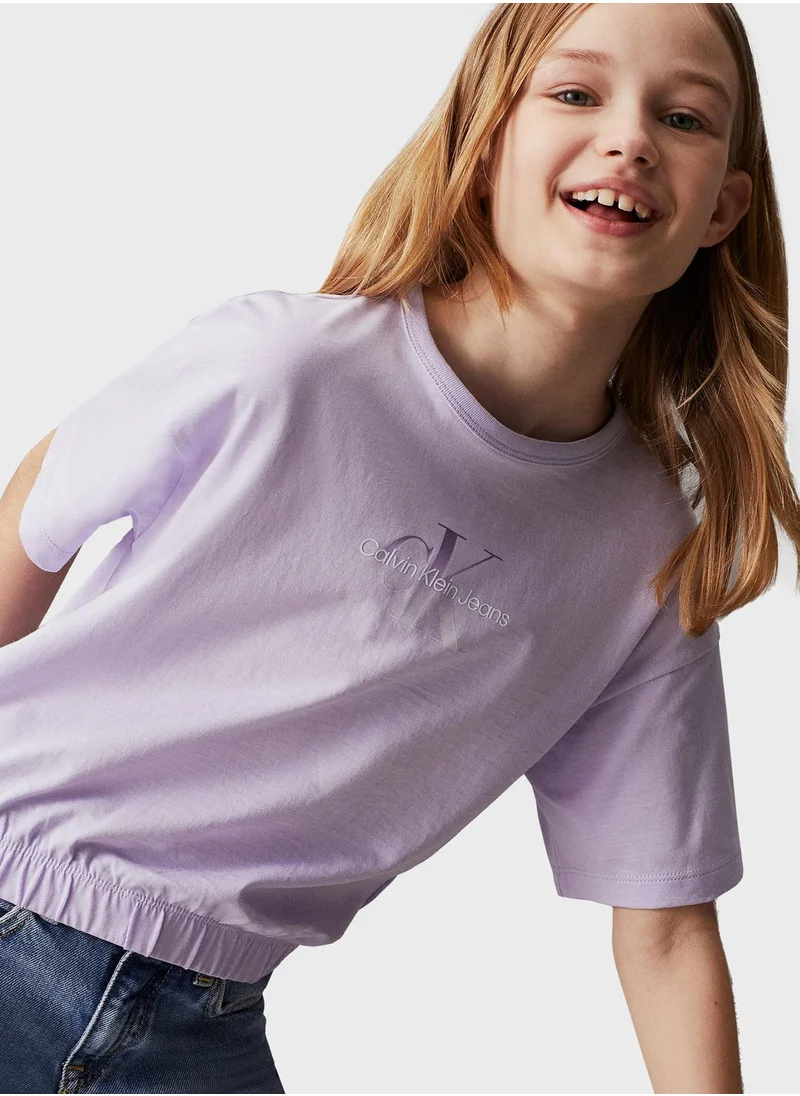 Calvin Klein Jeans Youth Gradient Logo T-Shirt